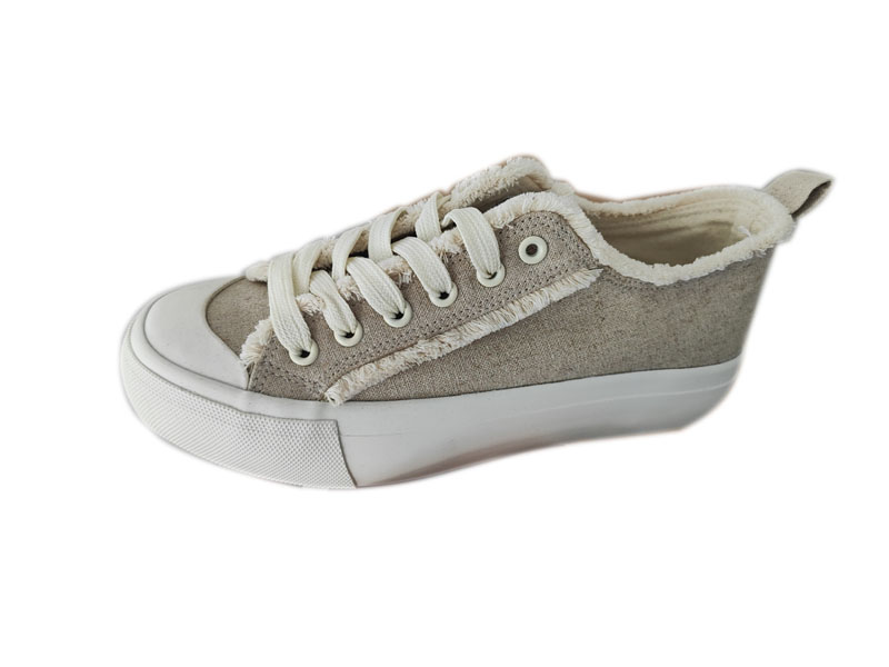Hot selling factory Custom women casual shoes vulcanized canvas...
