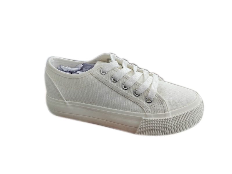 High quality factory Custom women casual canvas shoes vulcani...